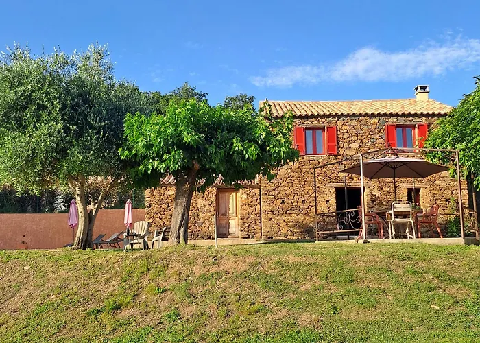 A Casuccia - Maison Traditionnelle Corse Avec Piscine Privee Semesterbostad *