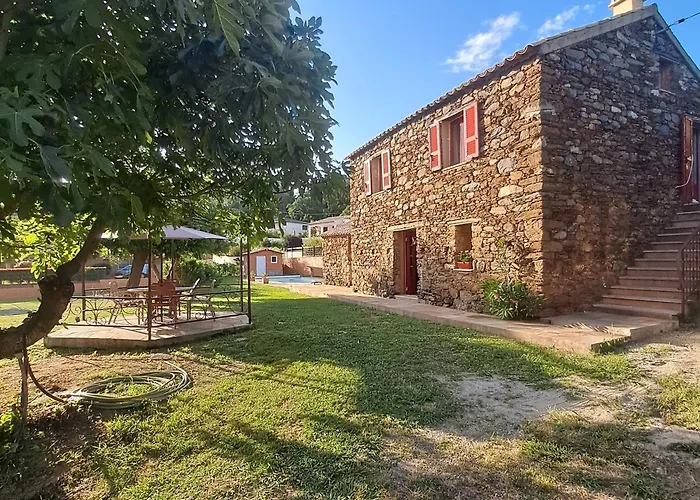 A Casuccia - Maison Traditionnelle Corse Avec Piscine Privee Σπίτι διακοπών